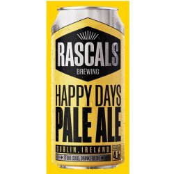 Rascals Brewing Happy Days Session Pale Ale (440ml) - Castle Off Licence - Nutsaboutwine