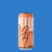 HELLO Lager Top w Peach 0.5% ABV  Alcohol‑Free Helles Lager 440ml Can 