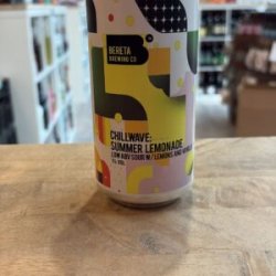Bereta Brewing Co. Chillwave - Summer Lemonade