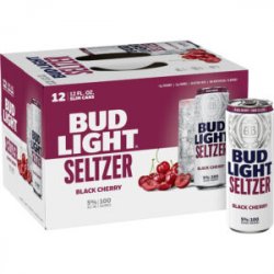 Bud Light Black Cherry Hard Seltzer 2412 oz cans - Beverages2u