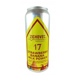 Zichovec Strawberry Banana Milk Power Milkshake IPA 17° - Pivní ochutnávka