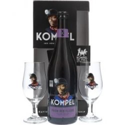 Kompel Prion Des Fleurs Cadeaubox + 2 Glazen - Drankgigant.nl