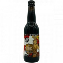 Hoppy People  Barrel Aged Swiss Federal Stout 2023 - Rebel Beer Cans