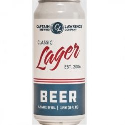 Captain Lawrence Brewing Company Classic Lager