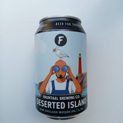 Frontaal Brewing Co. Deserted Island New England Weizen IPA - 330ml - 4.7% - GUN Speciaalbieren