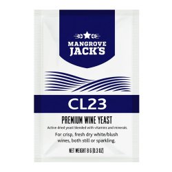 Dry Wine - Premium Wine Yeast CL23 - Mangrove Jacks - 8g - Brewbitz Homebrew Shop