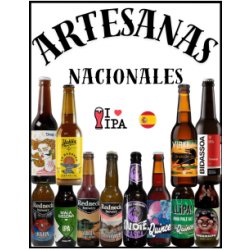 LOTE - IPA´S NACIONALES - Según Stock 12 botellas - 33cl - Buscador de Cervezas - Brewhouse