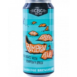 Cambridge Brewing The Great Pumpkin Ale - Half Time