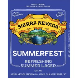 Sierra Nevada Summerfest 12oz cans - Bine & Vine