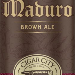 Cigar City Maduro Brown Ale  2412 oz cans - Beverages2u