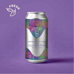 Track - World to Find - 8% DIPA w Citra, Citra Cryo, Nectaron & Nelson Sauvin SubZero Hop Kief - 440ml Can - The Triangle