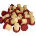 Plastic Top Wine Stoppers x10 Red Plastic Top Wine Stoppers x10 Red