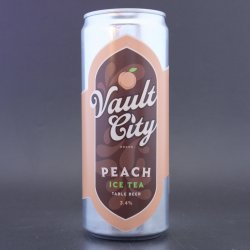 Vault City - Peach Iced Tea Table Sour - 3.4% (330ml) - Ghost Whale