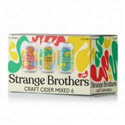 Strange Brothers Cider Mixed 6 6x330mL - The Hamilton Beer & Wine Co