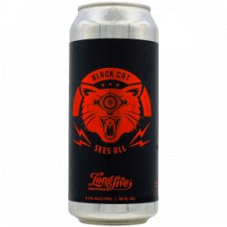 Long Live Beerworks – Black Cat Sees All - Rebel Beer Cans