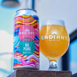 Radiant Beer Co. - Big Plans Hazy Double IPA - The Beer Barrel