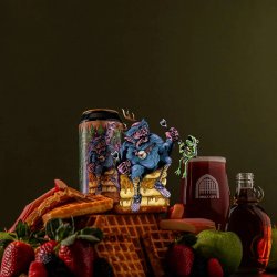 Vault City Brewing Fruits of the Forest Triple Stacked Breakfast Waffle
