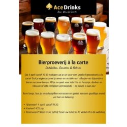 AceDrinks Bierproeverij a la carte ''4 April'' - Acedrinks