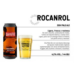 SanFrutos Rocanrol Lata 44cl. - Cervezas y Licores Gourmet