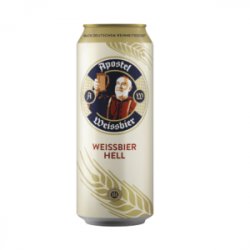 Thầy tu Apostel Weisbier Hell   lúa mì 5.3%  Lon 500ml - BIA NHẬP ĐÀ NẴNG