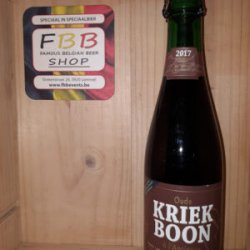 Boon oude kriek 2017 - Famous Belgian Beer