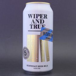 Wiper And True  Verdant - Birthday Beer No.5: IPA - 6.5% (440ml) - Ghost Whale