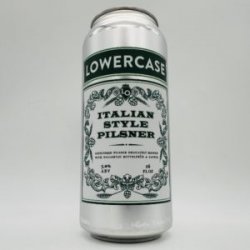 Lowercase Italian Pilsner Can - Bottleworks