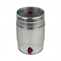 Mini Keg Barril 5L com Torneira - Cerveja Artesanal