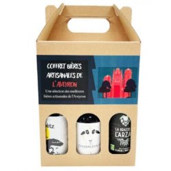 coffret 6 bières artisanales Aveyron - La Compagnie des Bonnes Bouteilles