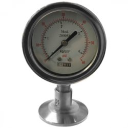 Manometro Clamp 1,5 con glicerina - Levabeer