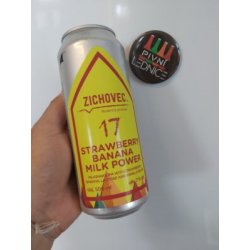 Zichovec Strawberry Banana Milk Power 17°7% 0,5l - Pivní lednice