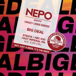 Nepomucen  Crazy Line Big Deal  Imperial Hazy IPA - Browarium