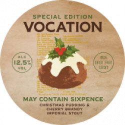 Vocation May Contain Sixpence  (Keg) - Pivovar