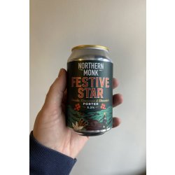 Northern Monk Festive Star Vanilla, Cinnamon and Chocolate Porter - Heaton Hops