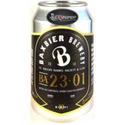 Baxbier ~ BA 23.01 Mexicake Imperial Stout On Bourbon 33cl can - Hetbiermoment.nl