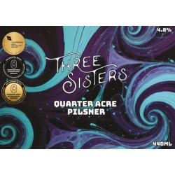 Three Sisters Quarter Acre Pilsner - 440ml - 4.8% - Three Sisters Brewery