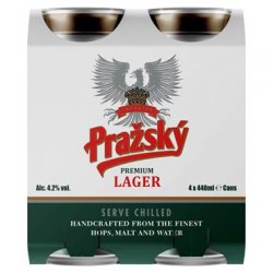 Prazsky Lager 4 x 440ml Cans - Carry Out Off Licence
