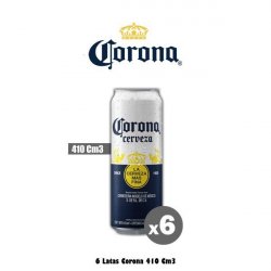 6 Corona Lata 410Cm3 x6 - Almacén de Cervezas