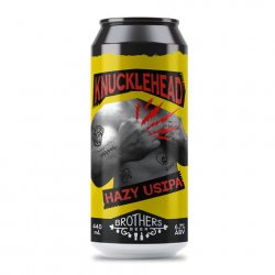 Brothers Beer Knucklehead Hazy USIPA - Brothers Beer