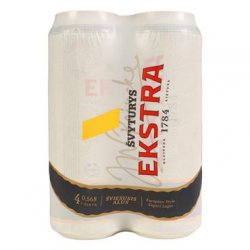 Svyturys Ekstra Lager 4 x 568ml Cans - Carry Out Off Licence