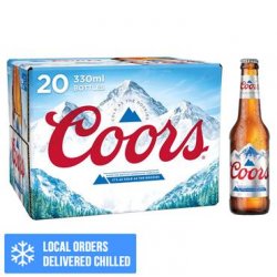 Coors Light Lager 20 x 330ml Bottles - Carry Out Off Licence