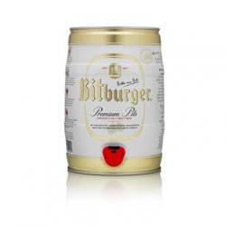 Bitburger 5L Keg 4.8% - The Crú - The Beer Club