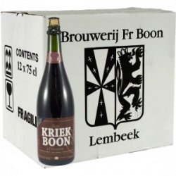 Boon kriek  Oude  Kriek  75 cl  Doos 12 st - Thysshop