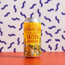 Burning Sky Brewery  Saison Houblon  5.2% 440ml Can - All Good Beer