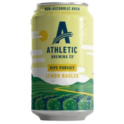 Athletic Brewing Non-Alcoholic Brews Ripe Pursuit Lemon Radler 6 pack 12 oz. - Petite Cellars