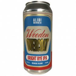 Alibi Brewing Wooden Overcoat Bright Rye IPA 440ml - The Beer Cellar