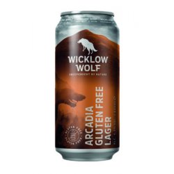 Wicklow Wolf Arcadia Gluten Free Lager  4.3%  24 x 440ml - Wicklow Wolf