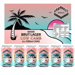 Urbanaut Miami Brut Lager 6x330mL - The Hamilton Beer & Wine Co