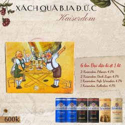 Hộp Quà Kaiserdom  Hộp 6 Lon 1lít - PHouse – Đồ Uống Cao Cấp