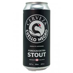 Cuello Negro Stout Lata - Cervezas del Mundo